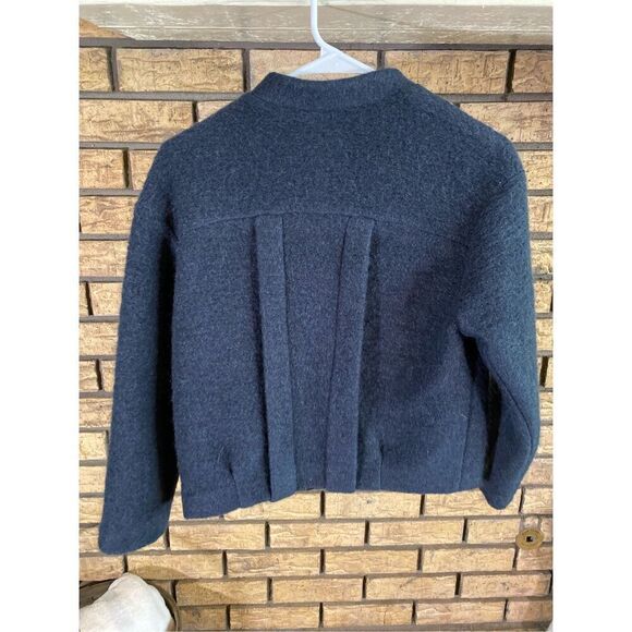 H&M Wool Blend Zip Up Coat - Picture 2 of 6